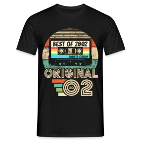 21. Geburtstag Best Of 2002 Retro Kassette T-Shirt