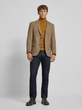 Carl Gross Regular Fit Harris Tweed Sakko aus Schurwolle mit Pattentaschen Modell 'Theo' (hellbraun) online kaufen