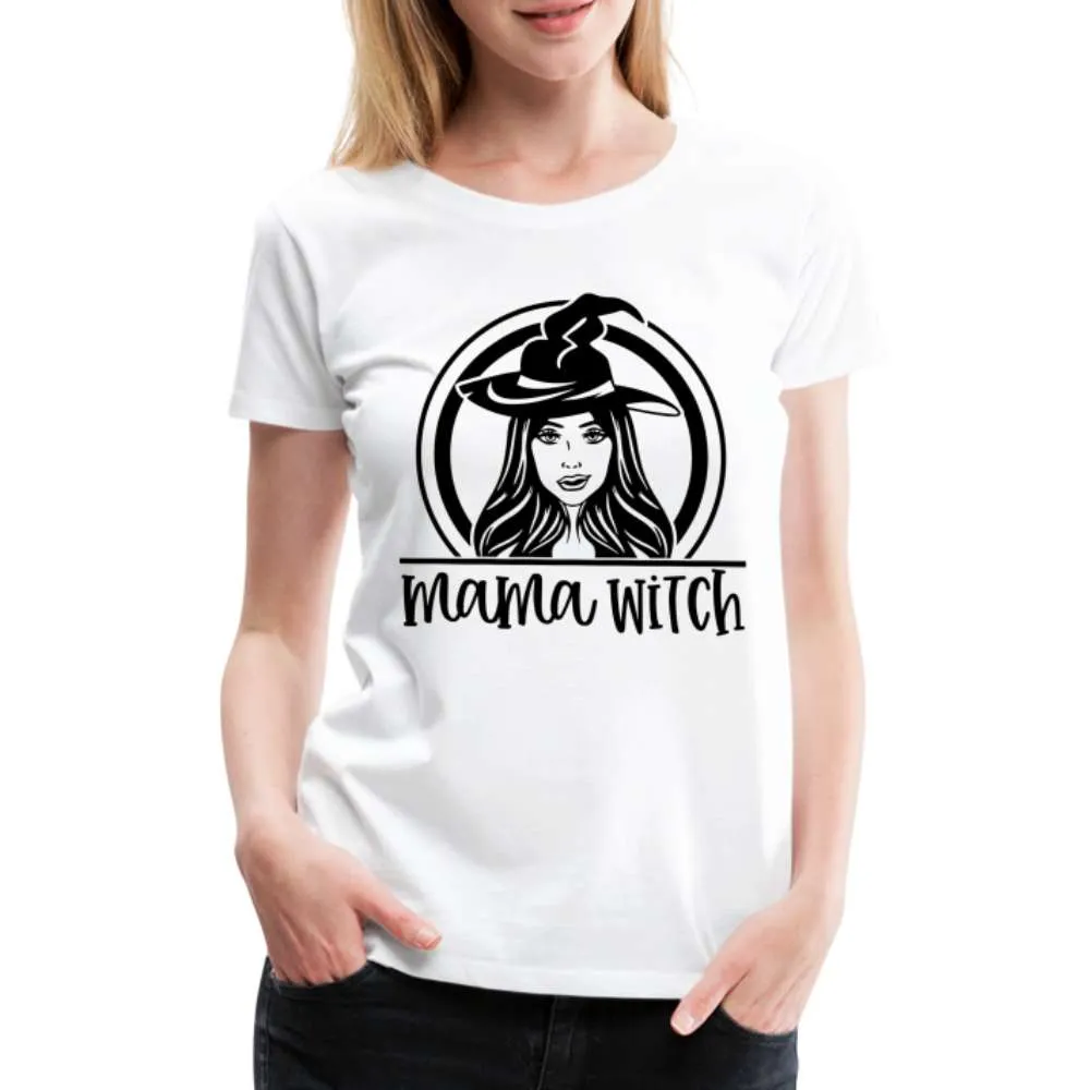 Halloween Kostüm Shirt Mama Hexe Lustiges Frauen Premium T-Shirt