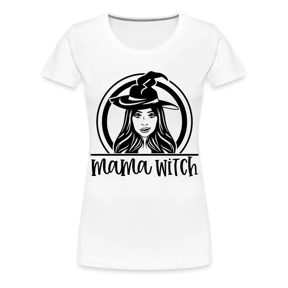 Halloween Kostüm Shirt Mama Hexe Lustiges Frauen Premium T-Shirt