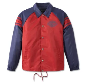Harley-Davidson #1 Coaches Jacke rot/blau