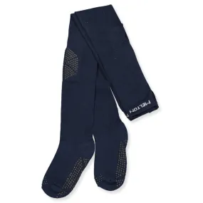 Melton Strumpfhose in Navy
