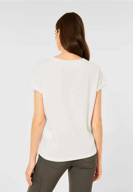 Street One Strukturiertes T-Shirt 